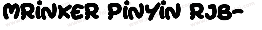 mrinker pinyin rjb字体转换